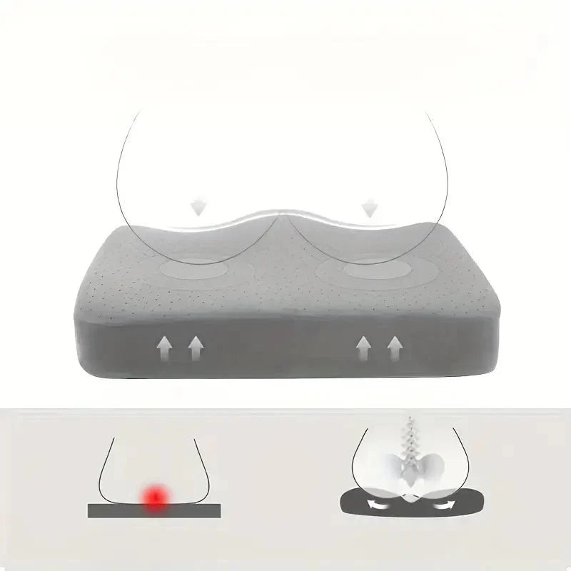 Coussin Ergonomique - ErgoCushion™ - Gris Perle - Univers Multimedia