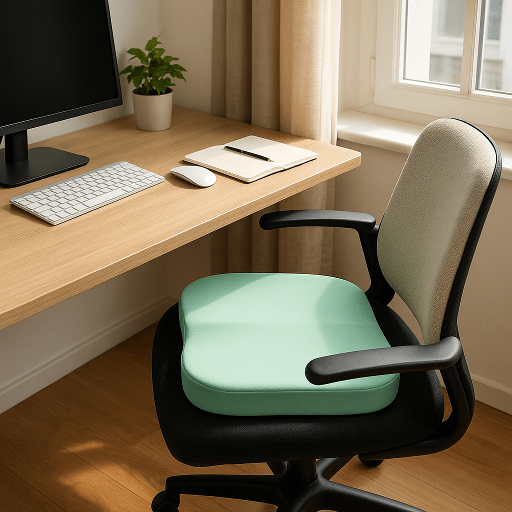 Coussin Ergonomique - ErgoCushion™ - Vert Menthe - Univers Multimedia