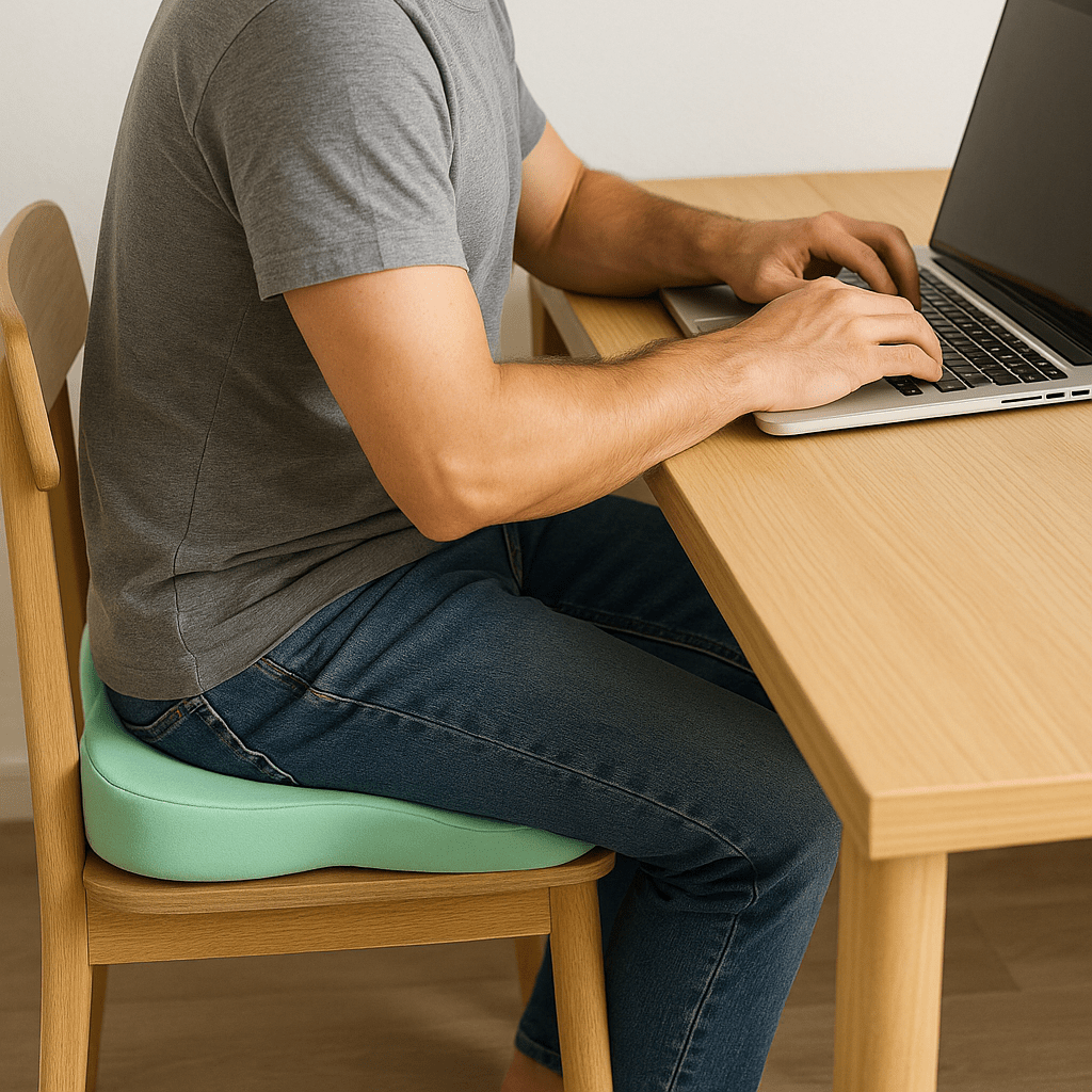 Coussin Ergonomique - ErgoCushion™ - Vert Menthe - Univers Multimedia