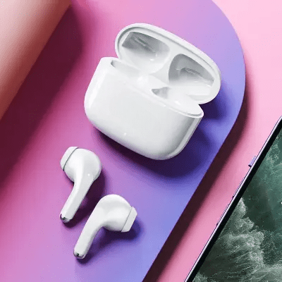 ECOUTEURS SANS FILS - ProTWSEarphones™ - Blanc - Univers Multimedia