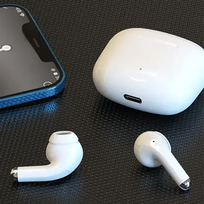 ECOUTEURS SANS FILS - ProTWSEarphones™ - Blanc - Univers Multimedia