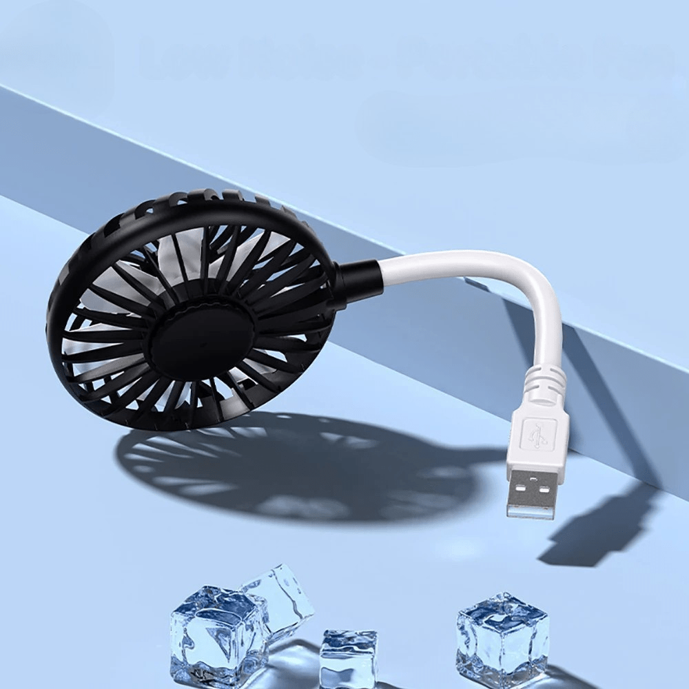 Mini Ventilateur Portable - BreezeMate™ - Noir - Univers Multimedia