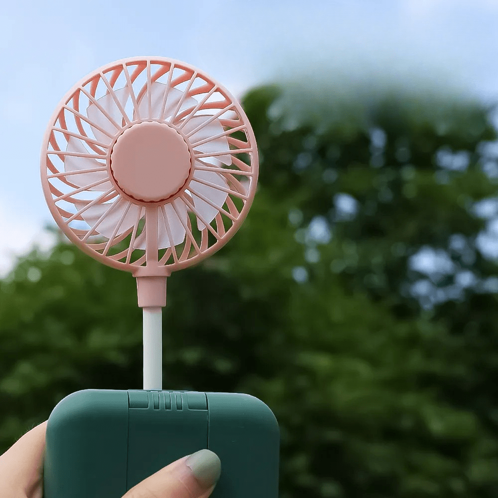 Mini Ventilateur Portable - BreezeMate™ - Rose - Univers Multimedia