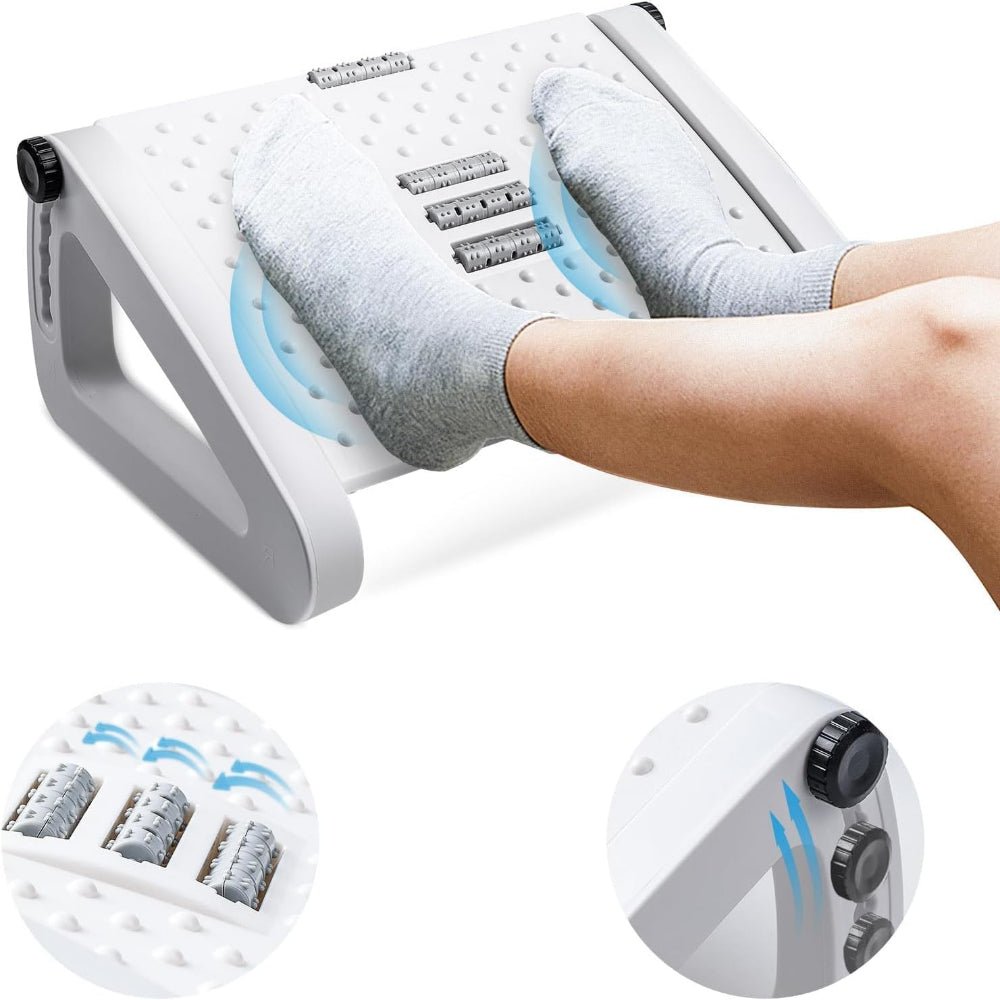 REPOSE PIED - RelaxDesk™ - Blanc - Univers Multimedia