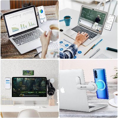 SUPPORT TELEPHONE - SnapSide™ - Argent - Univers Multimedia