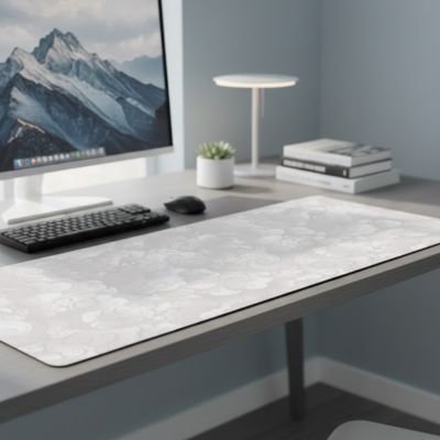 Sous main bureau mis en evidence avec clavier et souris