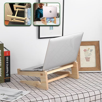 Support ordinateur portable avec un laptop dessus