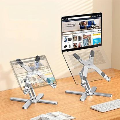 Support ordinateur portable en forme de X pour laptop et tablette
