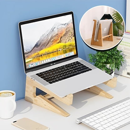 Support ordinateur portable incline pour servir de rangement de laptop