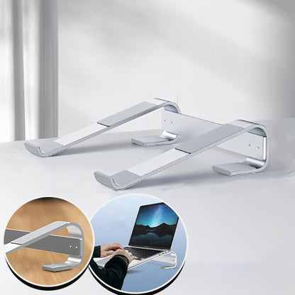 Support ordinateur portable mis en evidence optimisant l'utilisation