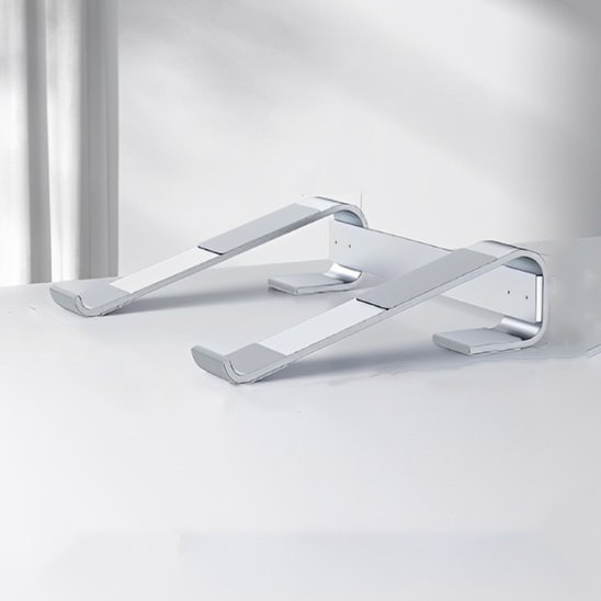 Support ordinateur portable mis en evidence seul en aluminium