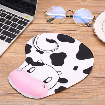 Tapis de souris avec ordinateur a cote