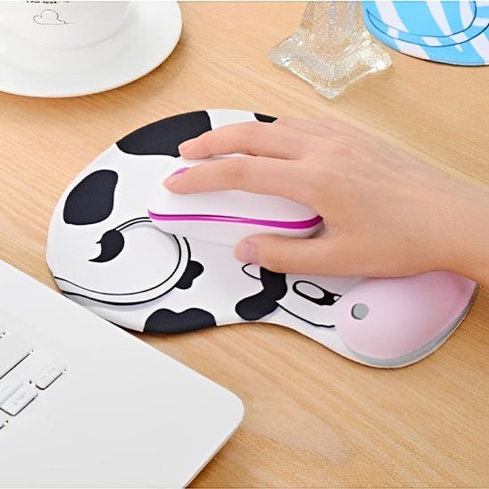 Tapis de souris en utilisation avec souris