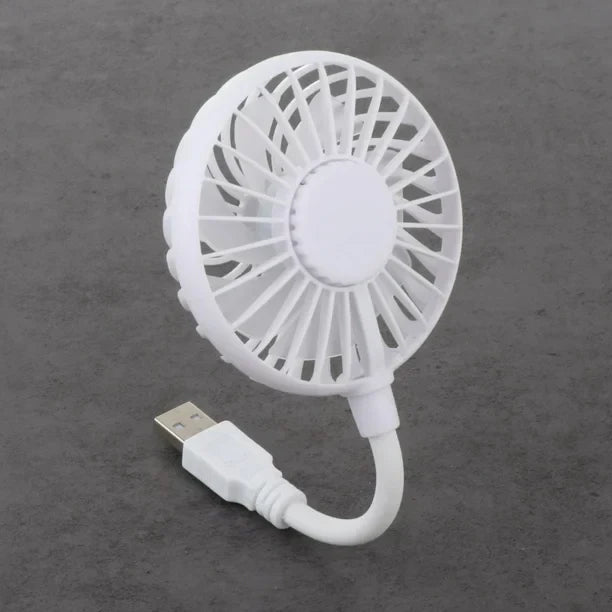 Mini Ventilateur Portable - BreezeMate™ - Blanc - Univers Multimedia