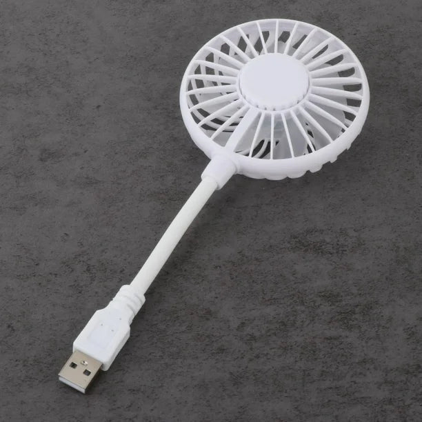 Mini Ventilateur Portable - BreezeMate™ - Blanc - Univers Multimedia