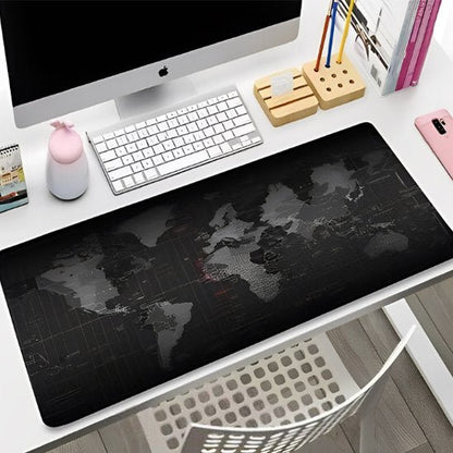 Sous main bureau avec ecran mac et clavier