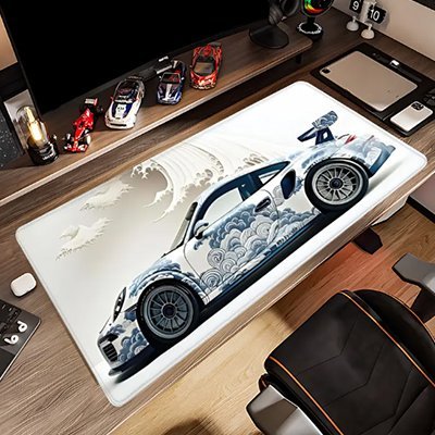 Sous main bureau voiture de sport