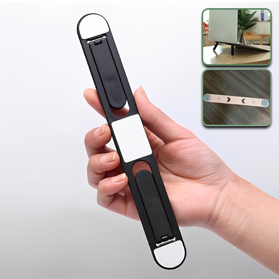 Support ordinateur portable ergopratic non deplie avec bande adhesive
