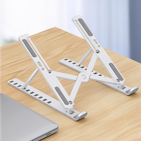 support ordinateur portable ergopro couleur blanche