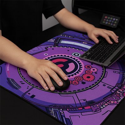 tapis de souris gamer couleur violette pour souris